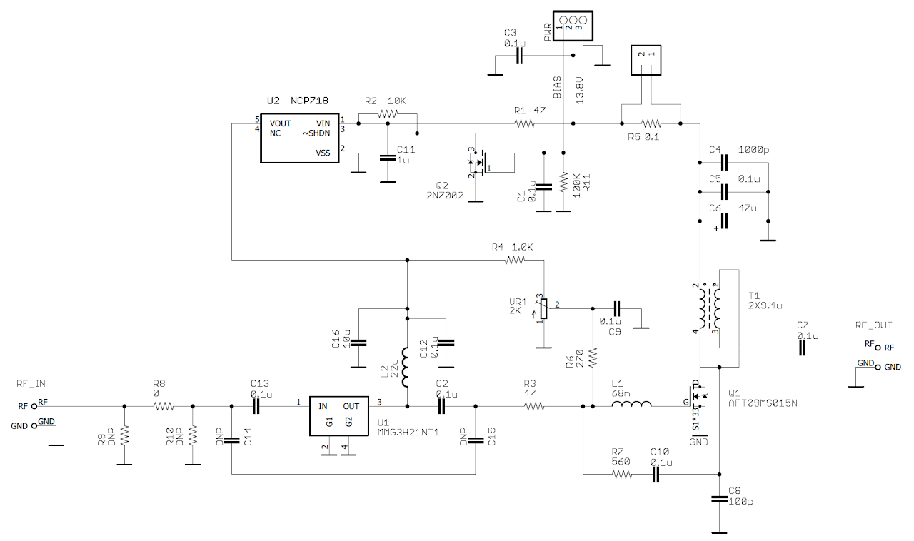 5W Driver Amp Circuit Board